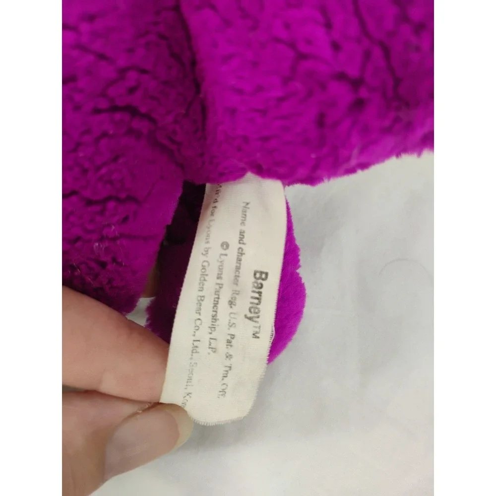 Barney The Dinosaur Plush Lyons‎ Group 1992 Purple Stuffed Animal Toy 8
